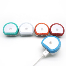 2021 Amazon Hot Selling Dual USB Charger Double USB Port Plug with LED Light